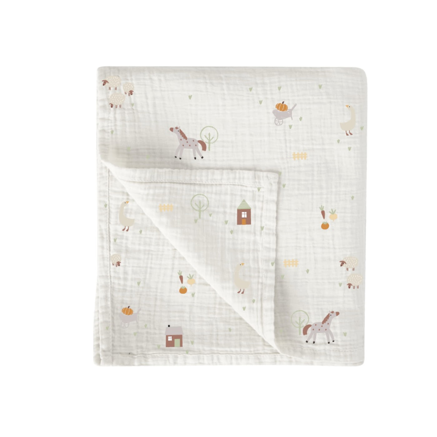 muselina bambú (120x120) Happy forest Casual - 