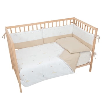 protector de cuna con fuelle 60/70 (190x30x3) Happy forest Casual