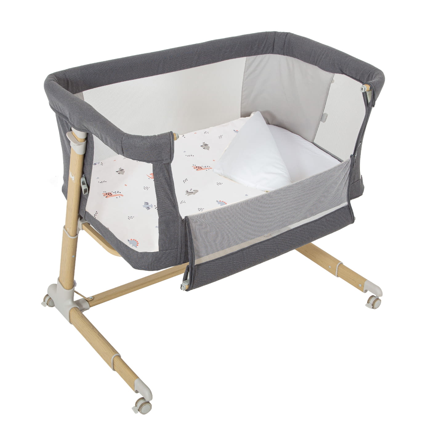 minicuna colecho metal + bajera + funda nórdica Bronto Chic - 