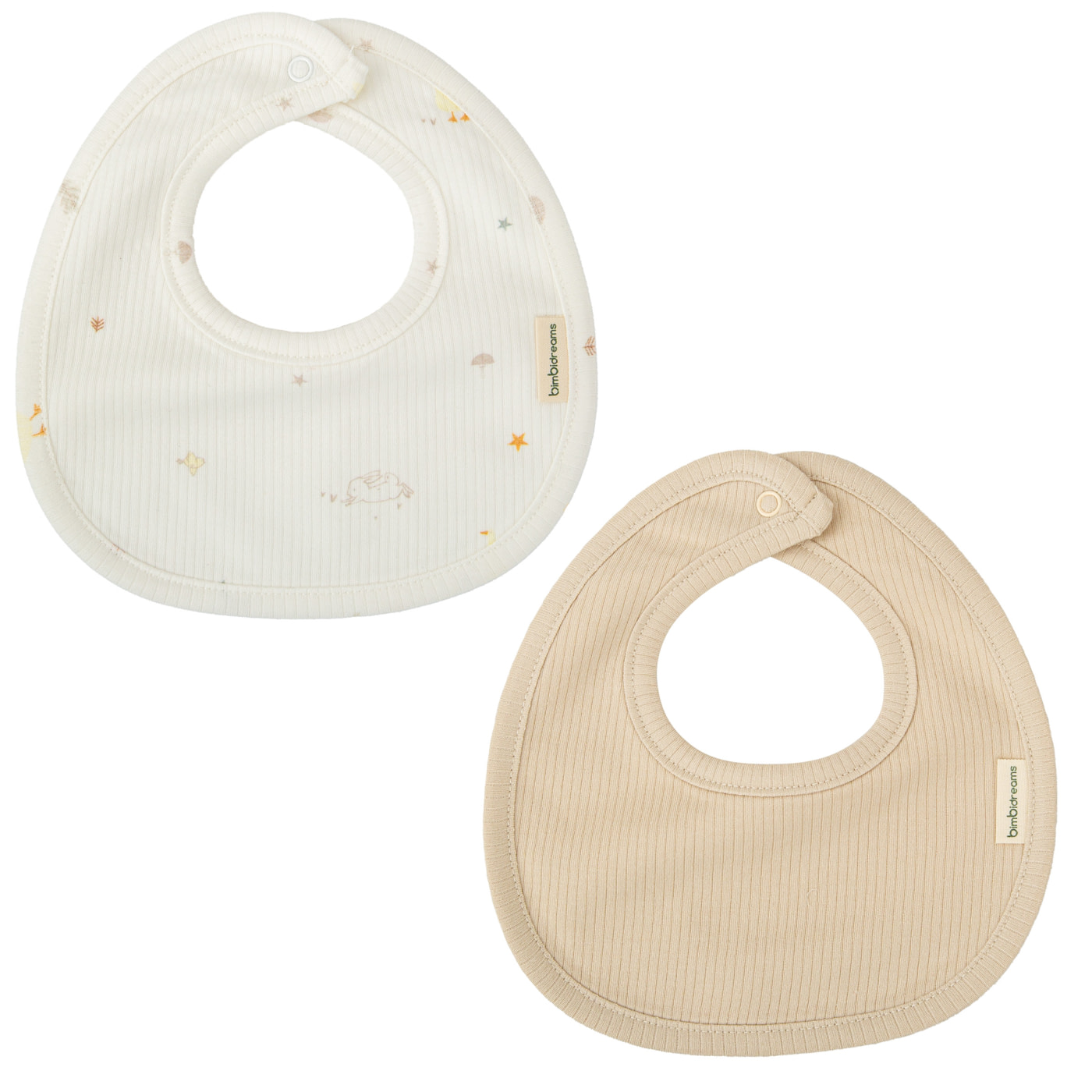 pack 2 baberos (19x19) Happy forest Casual - 