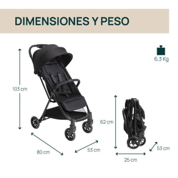 SILLA DE PASEO CHICCO URBINO BLACK - 2