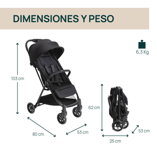 SILLA DE PASEO CHICCO URBINO BLACK - 2