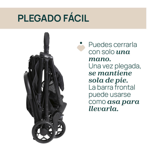 SILLA DE PASEO CHICCO URBINO BLACK - 7