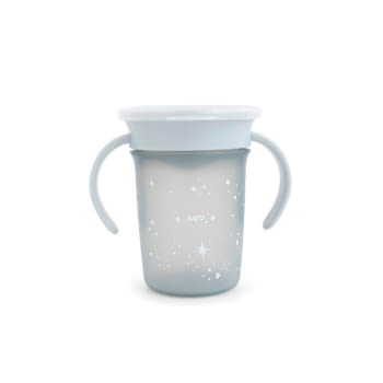 Vaso antigoteo 360° Saro “Amazing Cup" Glacier Gray