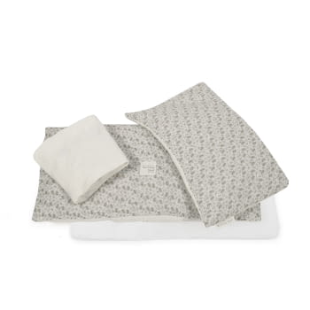 Edredón + bajera + almohada cuna 90x50 cm Gala Mint