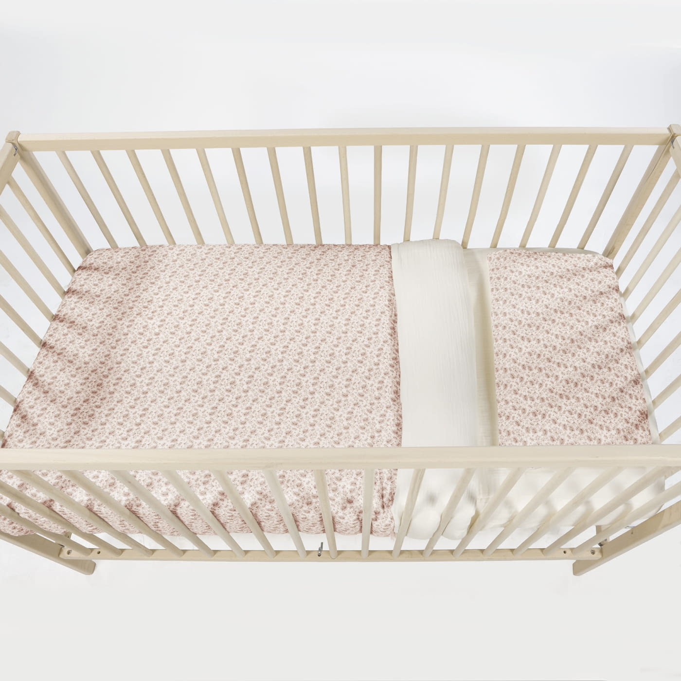 Edredón + bajera + almohada cuna 120x60 cm Gala Cerise