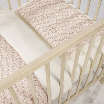 Edredón + bajera + almohada cuna 120x60 cm Gala Cerise - 3