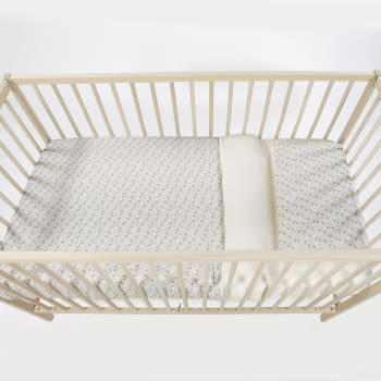 Edredón + bajera + almohada cuna 120x60 cm Gala Mint - 3