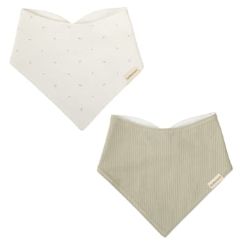 PACK 2 BABEROS BANDANA (43X21)