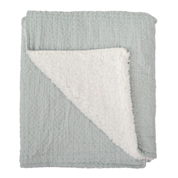 MANTA WAFFLE DOBLE CARA TACTO NUBE (80X110)