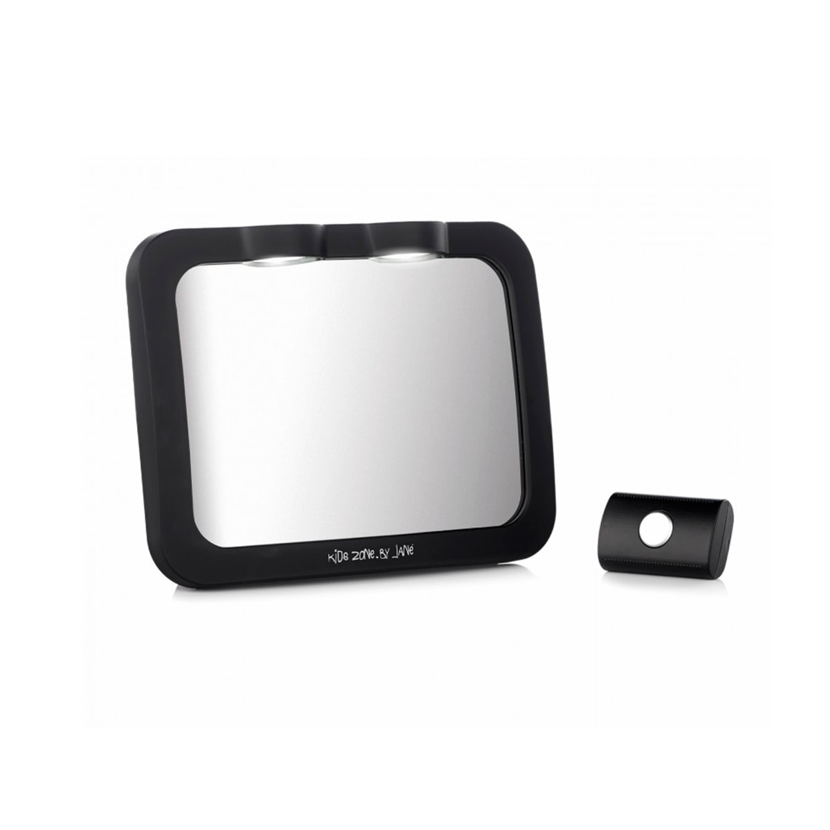 Espejo retrovisor vigilancia bebé en coche Led Mirror.