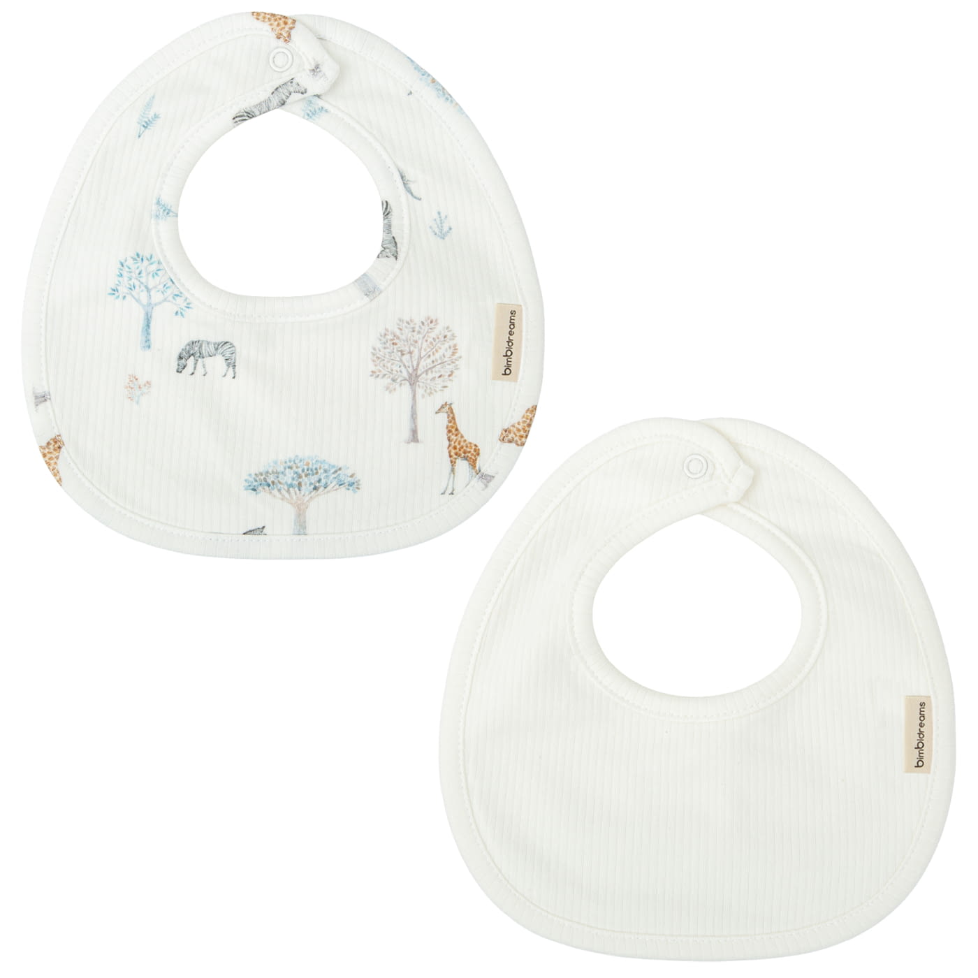 SET 2 BABEROS 19X19 190 TANZANIA 536 01 BLANCO - 