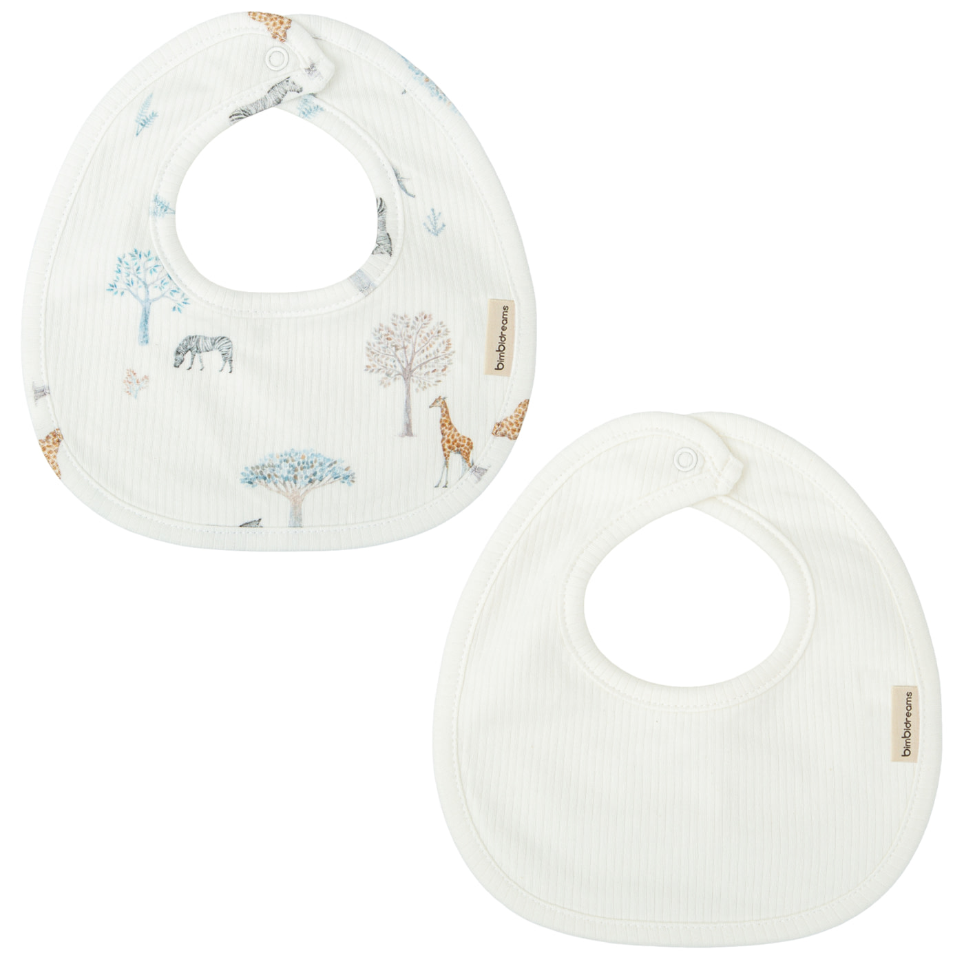 SET 2 BABEROS 19X19 190 TANZANIA 536 01 BLANCO - 