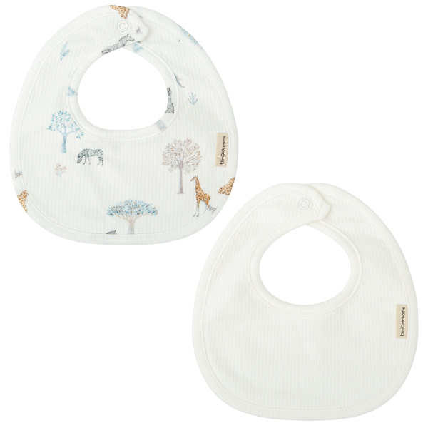 SET 2 BABEROS 19X19 190 TANZANIA 536 01 BLANCO