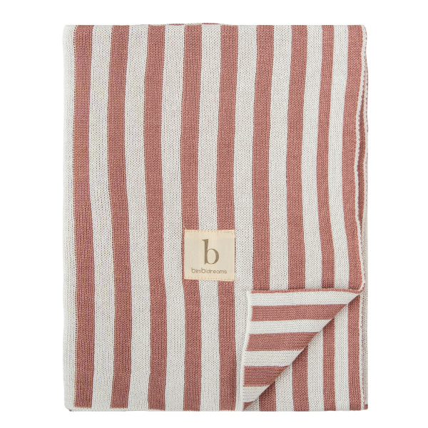 TOQUILLA TRICOT 75X90 254 BAMBU STRIPES BAS 04 ROS