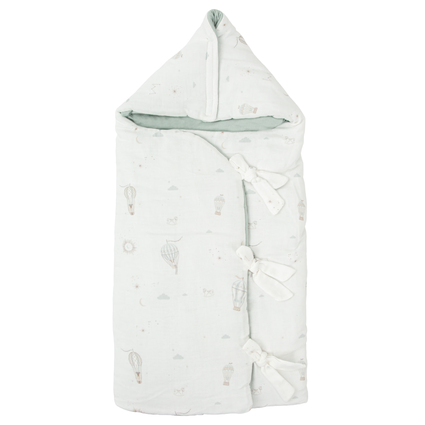 SACO ARRULLO CAPUCHA 44X88 393 BLUE SKY 535 16 B/V - 