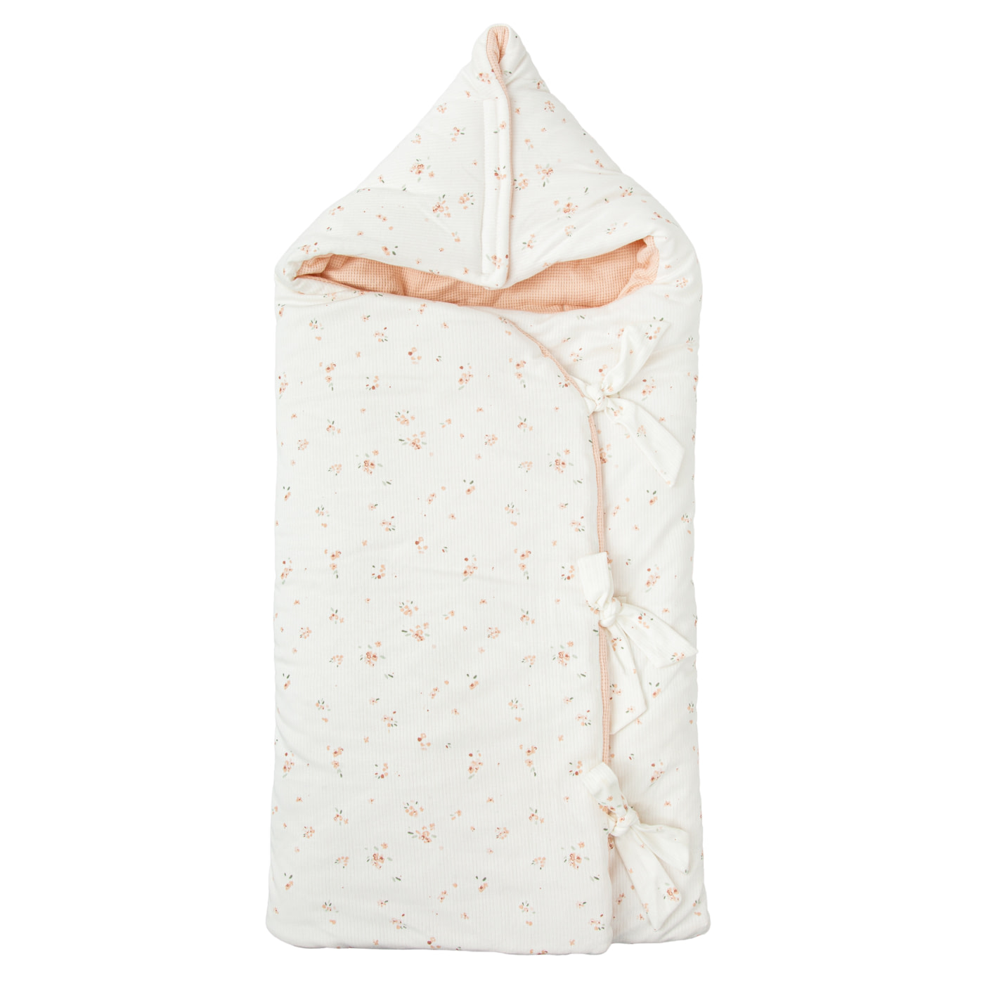 SACO ARRULLO CAPUCHA 44X88 393 MONET R01 14 B/ROSA - 