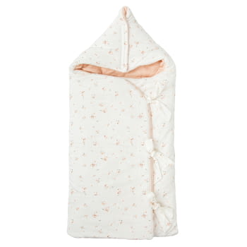 SACO ARRULLO CAPUCHA 44X88 393 MONET R01 14 B/ROSA