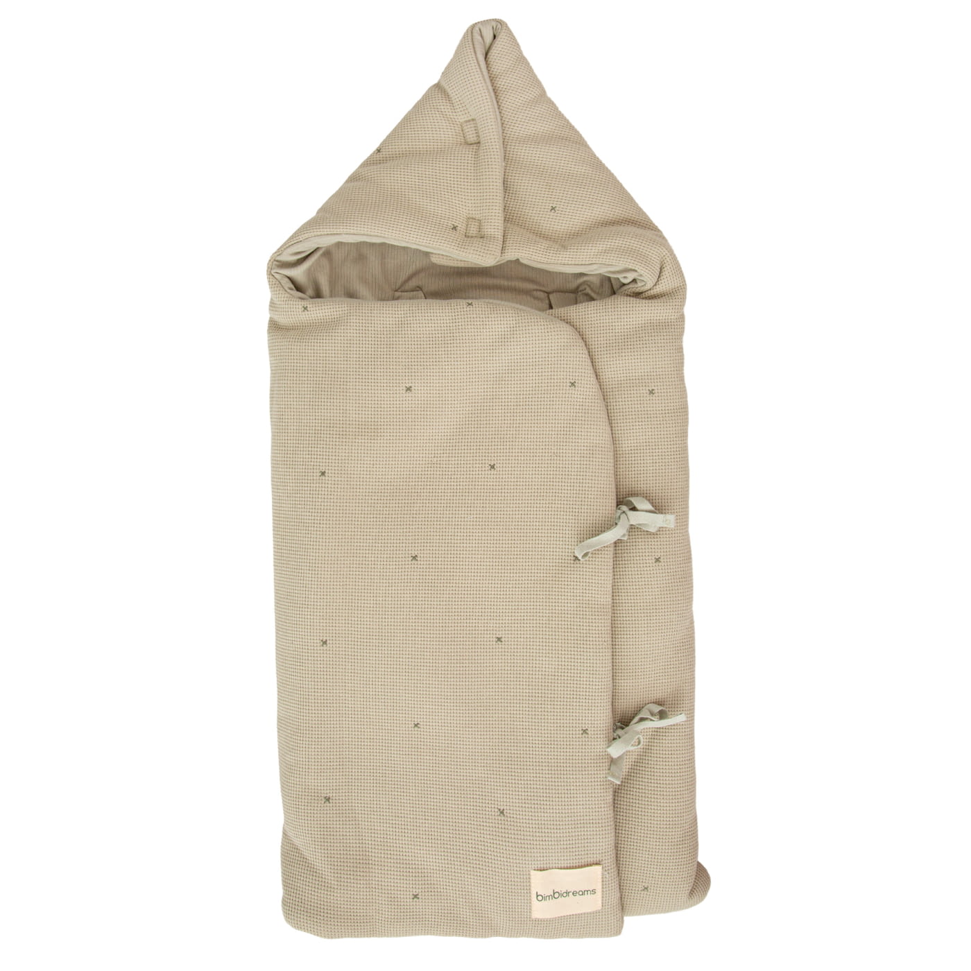 SACO ARRULLO CAPUCHA 44X88 393 WAFFLE WAF 06 VERDE - 