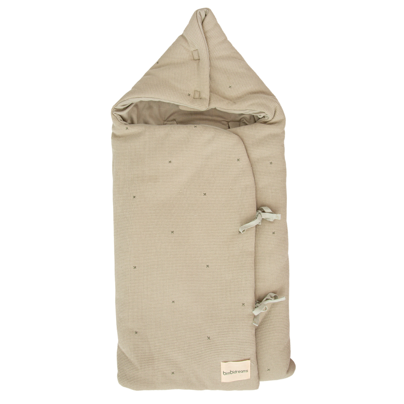 SACO ARRULLO CAPUCHA 44X88 393 WAFFLE WAF 06 VERDE - 