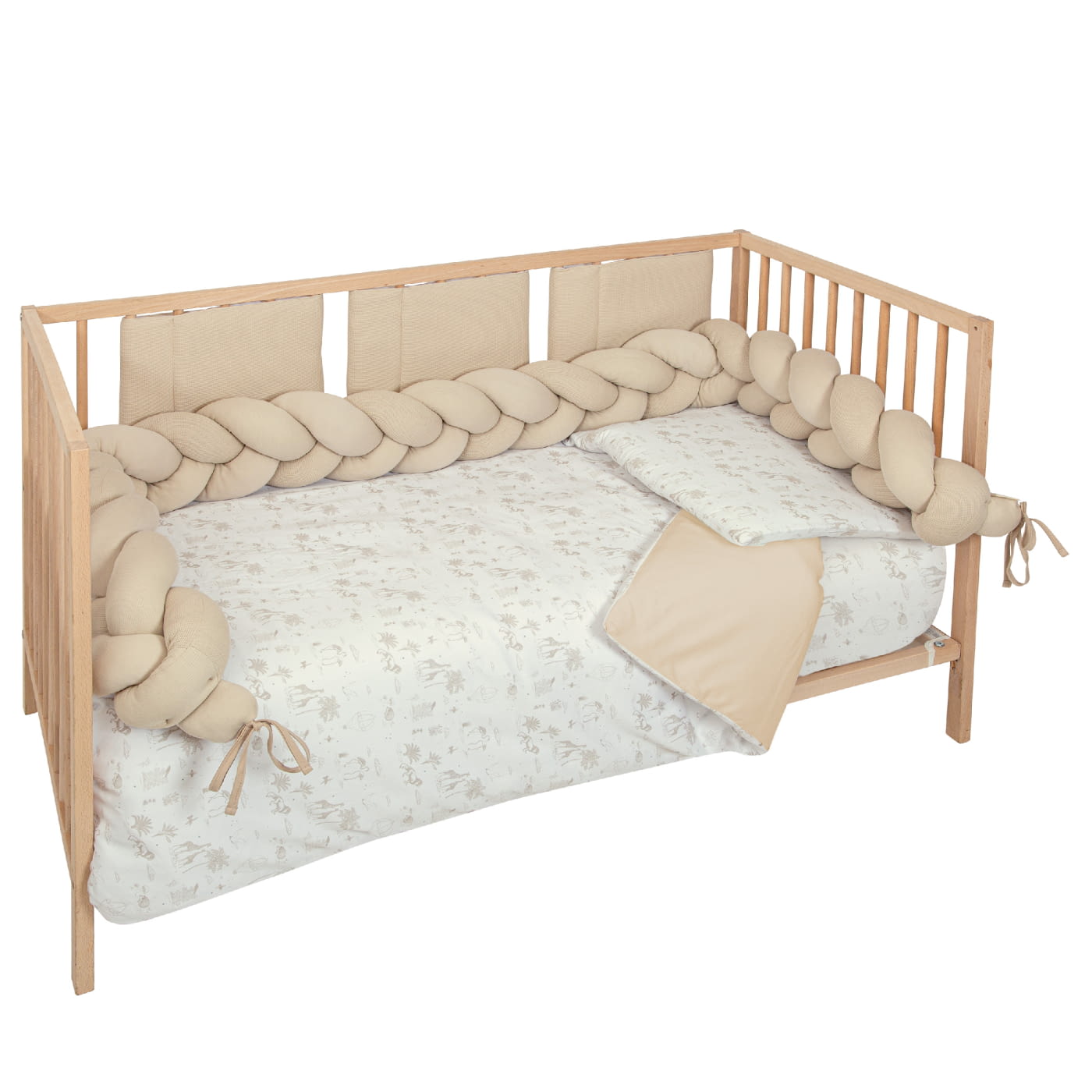 TRENZA PROTECTOR CUNA 210 CM 438 TEXTURES TEX 00 L - 