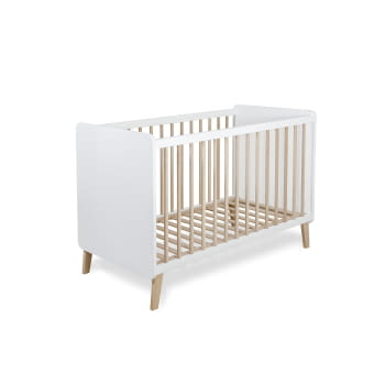 CUNA DE 120 X 60 TREVI BLANCO/CERA NATURAL - 6