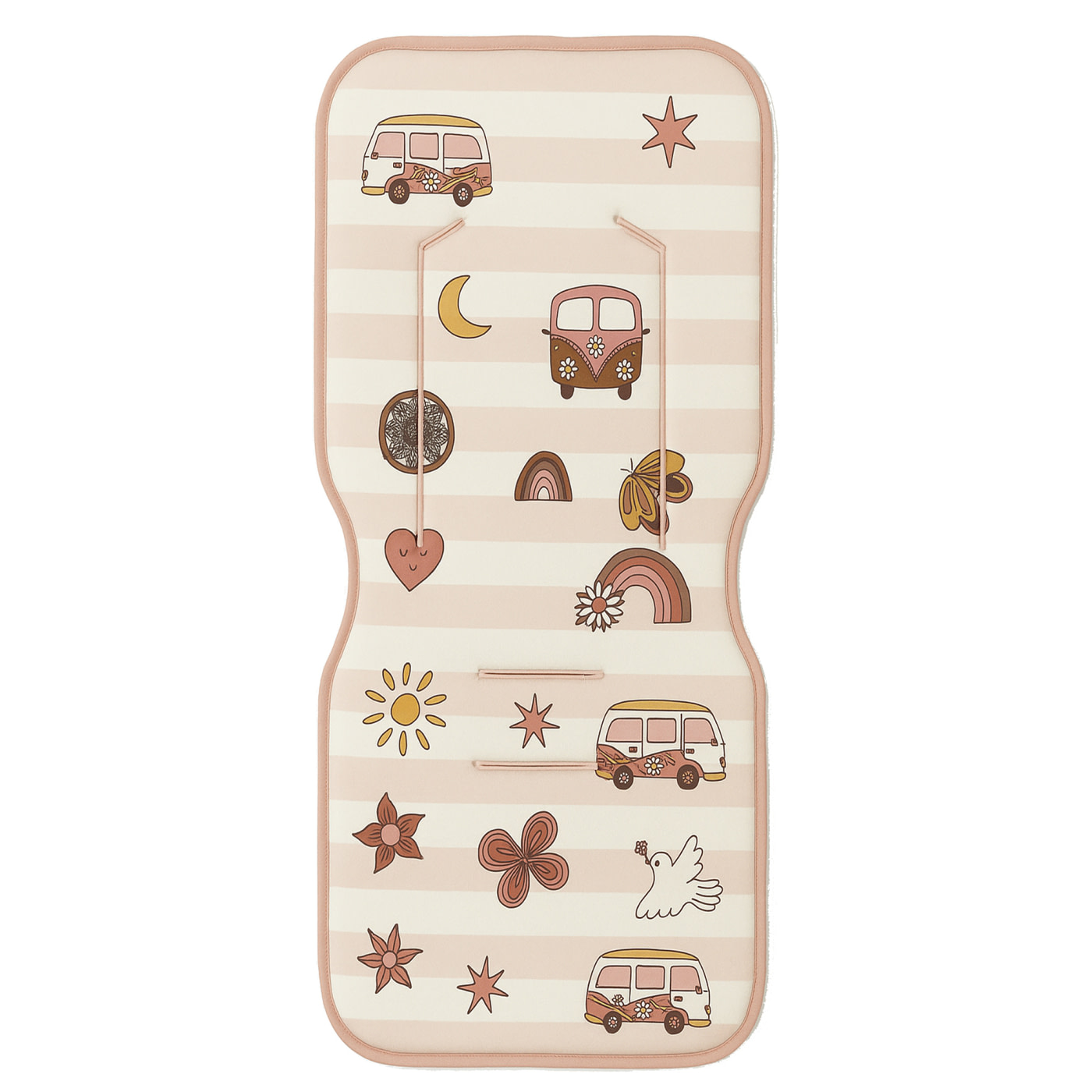 COLCHONETA RECTA 706 LOVELY C36 14 B/ROSA - 