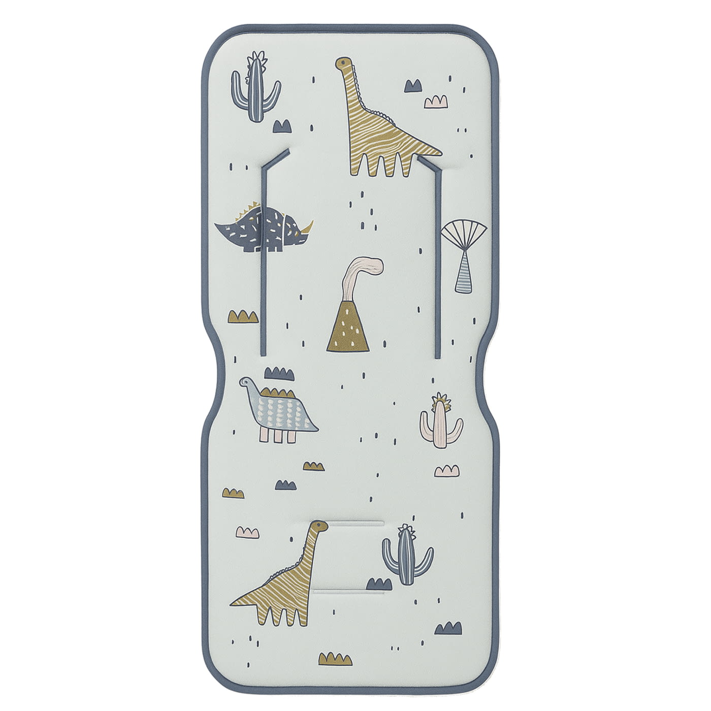 COLCHONETA RECTA 706 DINOSAURIUS C37 03 AZUL - 