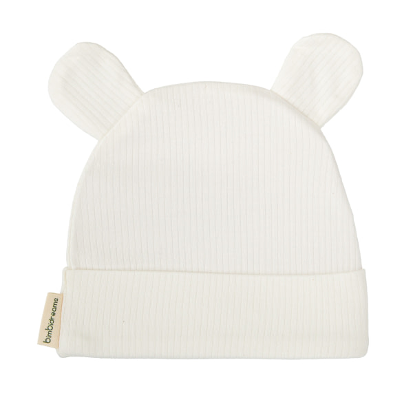 GORRO BEBE T.0/1M GOR RIBANA 8MM RIB 01 BLANCO