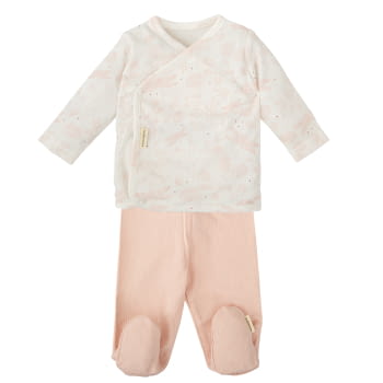 JUBON Y POLAINA(T.1-3M) JP1 DAFNE 532 14 B/ROSA