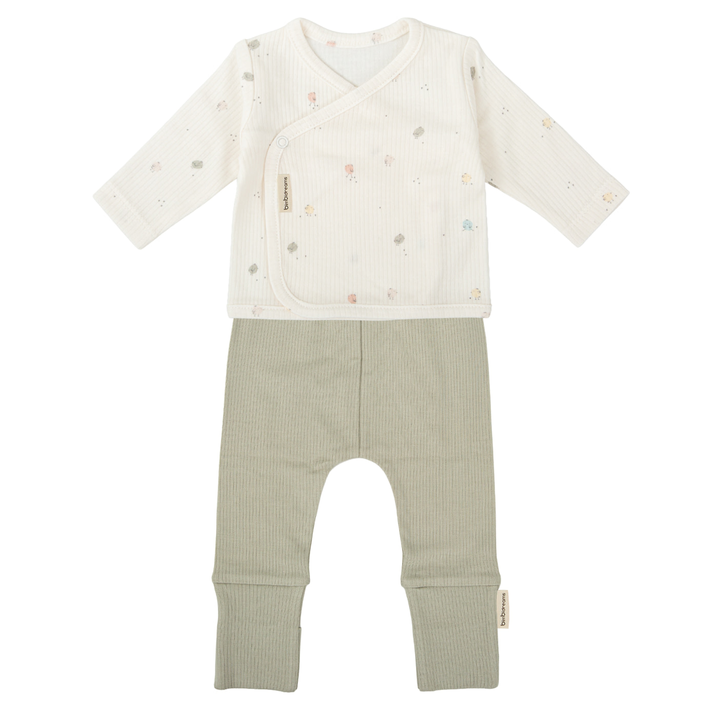 JUBON Y POLAINA(T.1-3M) JP1 CHICKS R05 16 B/VERDE - 