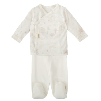 JUBON Y POLAINA(T.0-1M) SJP NOE 419 10 B/LINO