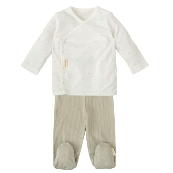 JUBON Y POLAINA(T.0-1M) SJP CORNELIA 534 16 B/VERD