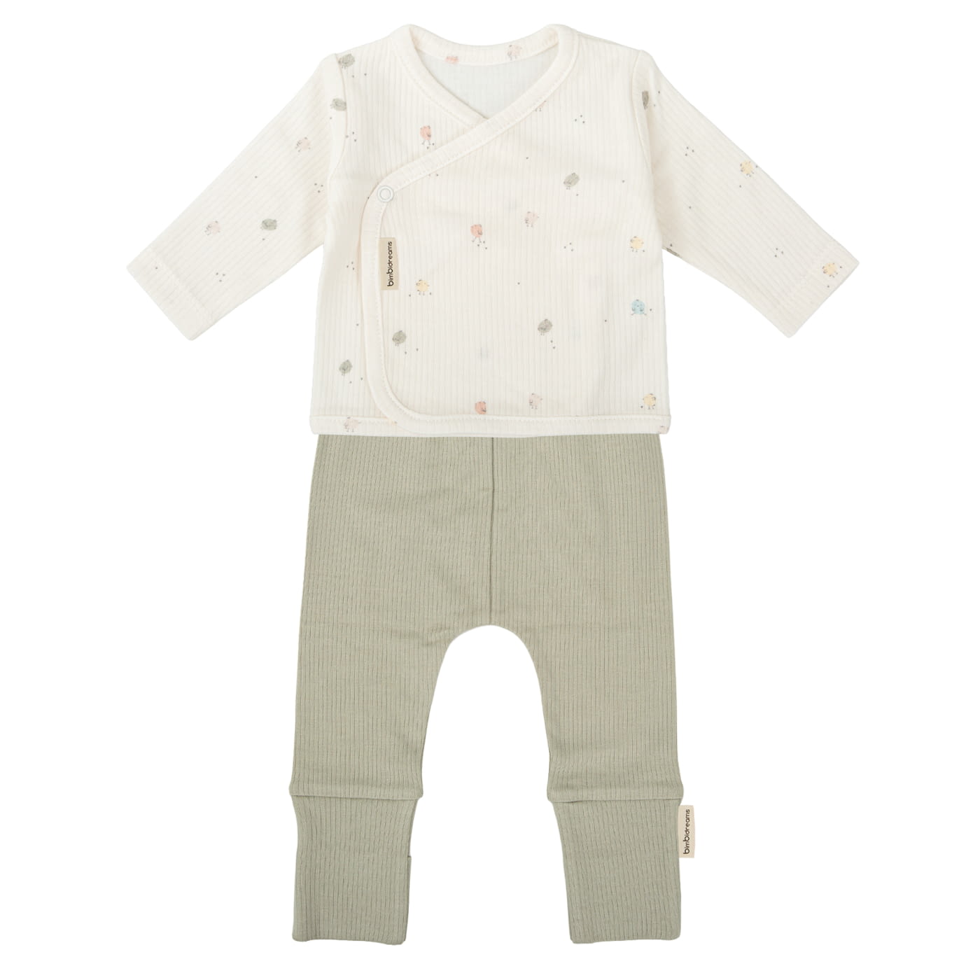 JUBON Y POLAINA(T.0-1M) SJP CHICKS R05 16 B/VERDE - 