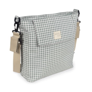 BOLSA CANASTILLA I LOVE VICHY VERDE - 2