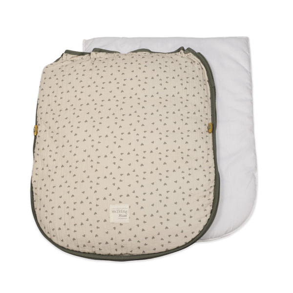 SACO SILLA POPPY ENTRETIEMPO CORAZONES POPPY MUSGO TOG 2,5 - 2