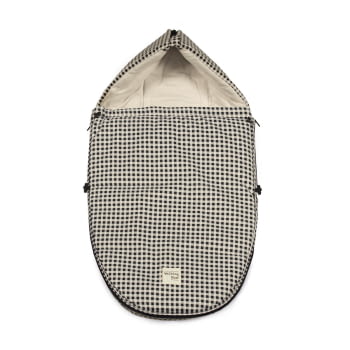 SACO CUCO 2 EN 1 I LOVE VICHY NEGRO ENTRETIEMPO  TOG 2,5