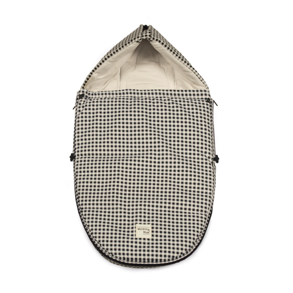 SACO CUCO 2 EN 1 I LOVE VICHY NEGRO ENTRETIEMPO  TOG 2,5