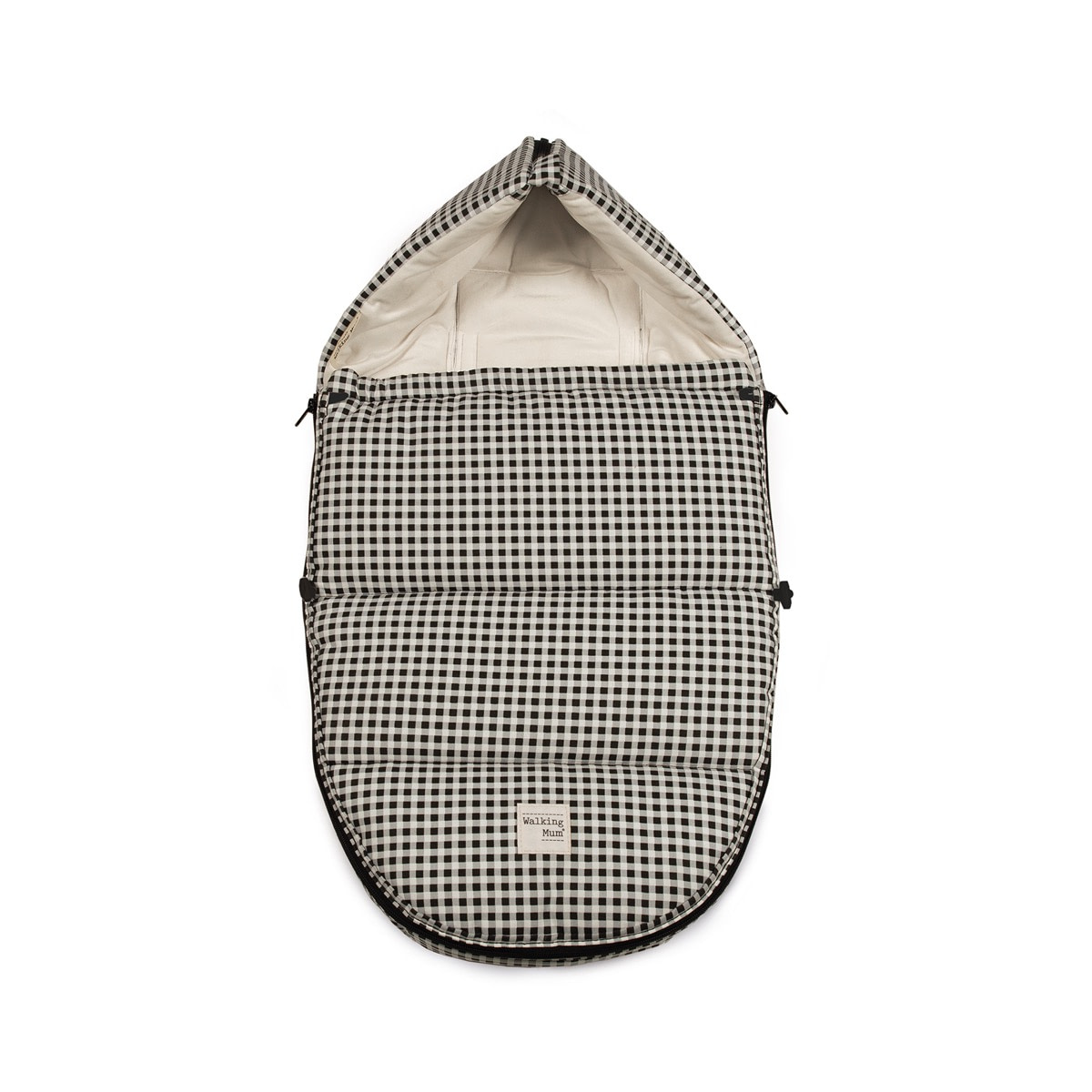 SACO CUCO 2 EN 1 I LOVE VICHY NEGRO INVIERNO  TOG 3,5