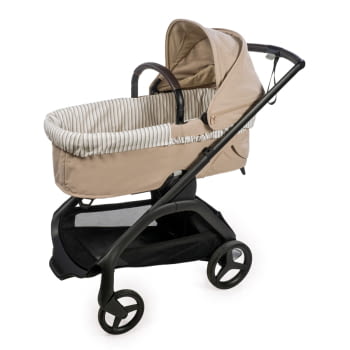 CUBRE CUCO GOMAS + SÁBANA AJUSTABLE CUCO BOTTON RAYA