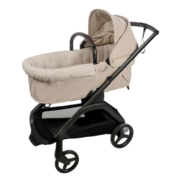 CUBRE CUCO GOMAS + SÁBANA AJUSTABLE CUCO SINTRA BEIGE