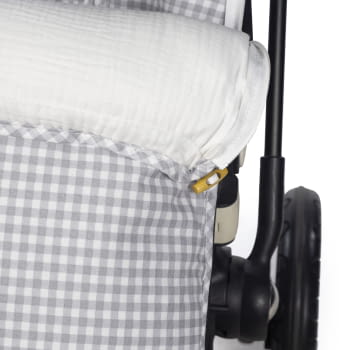 SACO SILLA I LOVE VICHY CUADRO GRIS ENTRETIEMPO TOG 2,5 - 2