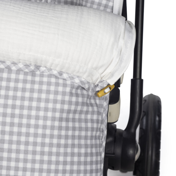 SACO SILLA I LOVE VICHY CUADRO GRIS ENTRETIEMPO TOG 2,5 - 2