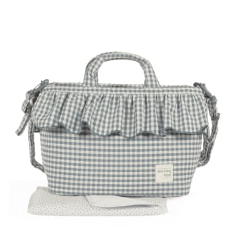 BOLSA CANASTILLA PRALINÉ VICHY MATCHA