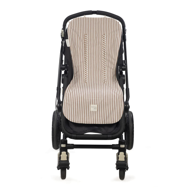 COLCHONETA PRALINÉ RAYAS MOKA