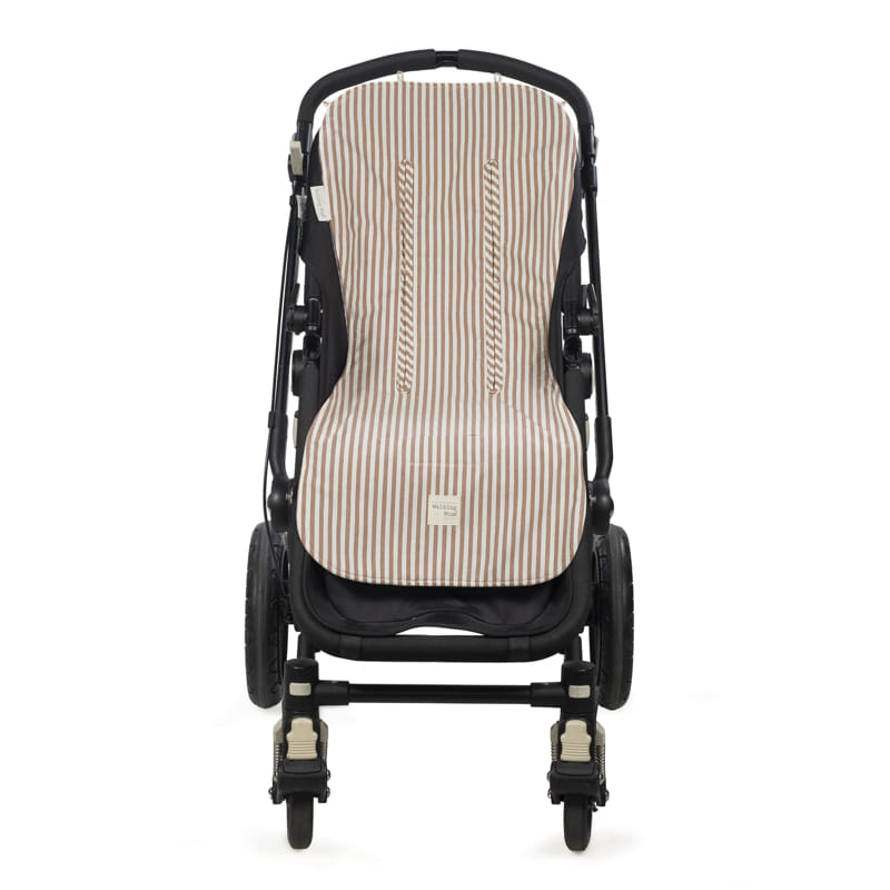 COLCHONETA PRALINÉ RAYAS MOKA