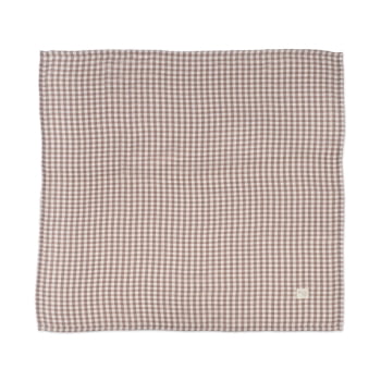 FUNDA COLCHON CUCO RAYAS + MUSELINA PRALINÉ VICHY MOKA - 2