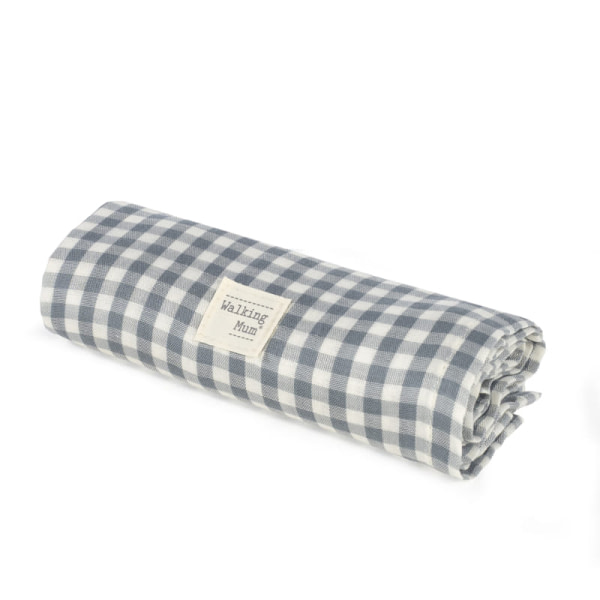 FUNDA COLCHON CUCO RAYAS + MUSELINA PRALINÉ VICHY MATCHA