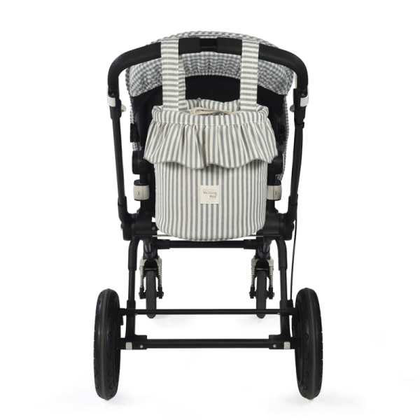 BOLSO BUCKET PRALINÉ RAYAS MATCHA - 4