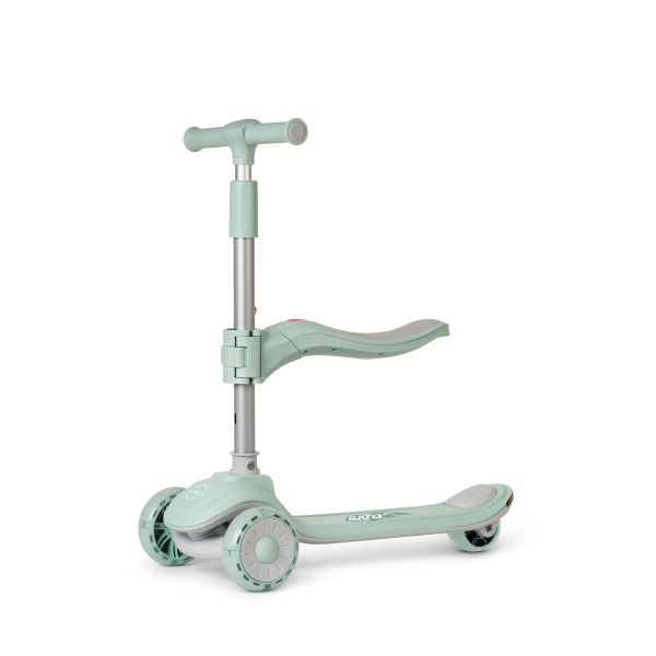 PATINETE EVOLUTIVO MUSICAL 2 EN 1 “COOL RIDER” MINT + GLACIER GRAY